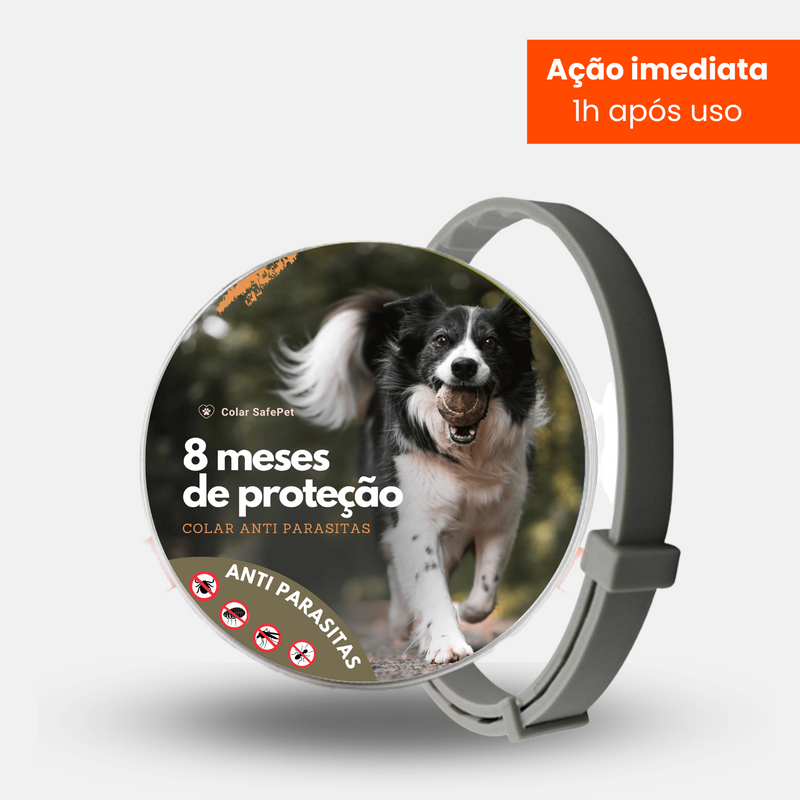 Colar Anti Pulgas e Carrapatos Para Seu Pet