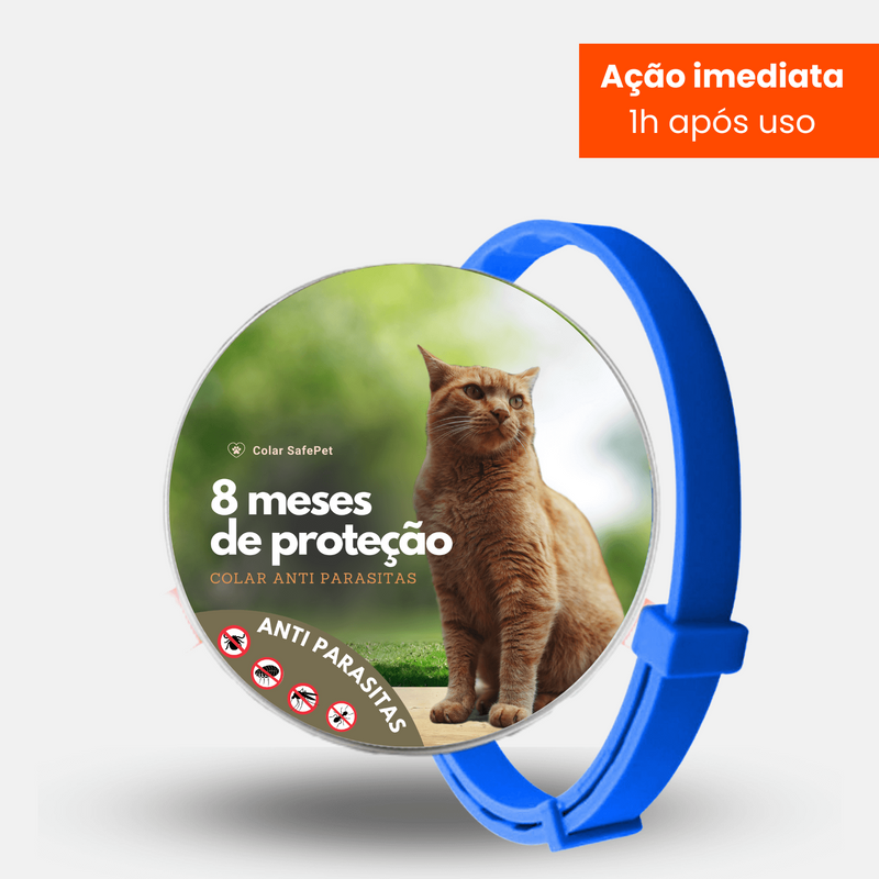 Colar Anti Pulgas e Carrapatos Para Seu Pet