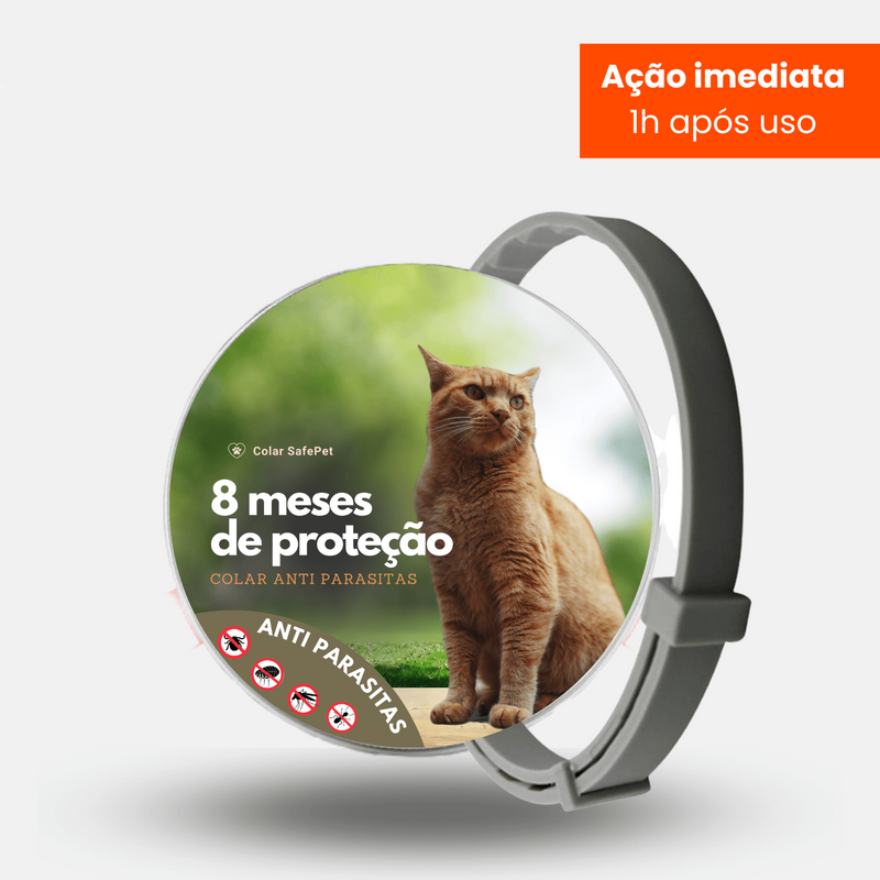 Colar Anti Pulgas e Carrapatos Para Seu Pet