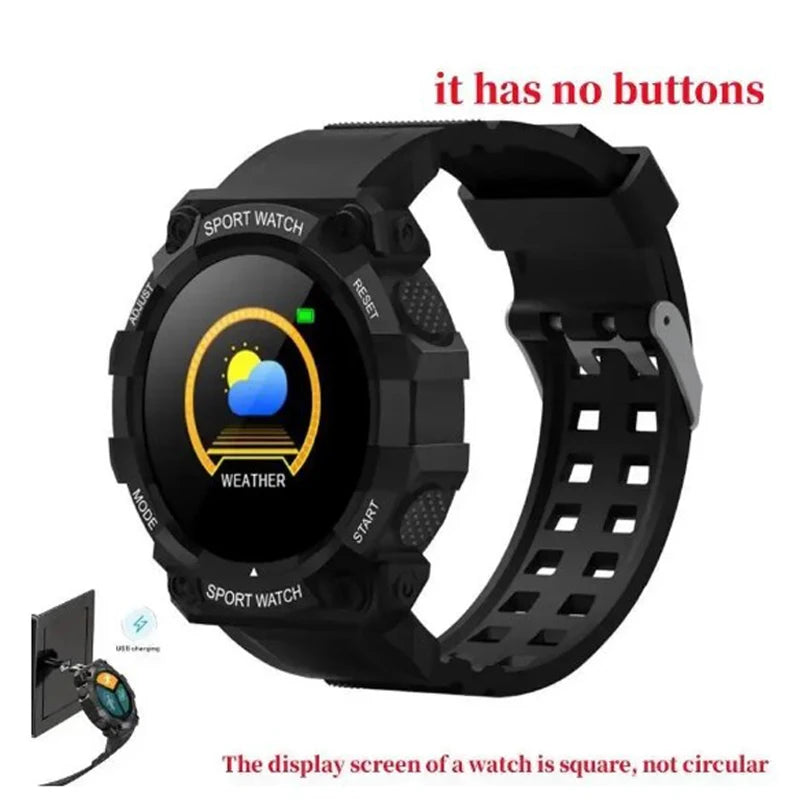 Smartwatch Bluetooth para homens e mulheres, pulseira de fitness, pulseira inteligente, tela sensível ao toque, esportes, iOS, Android, IP68, 2024/25