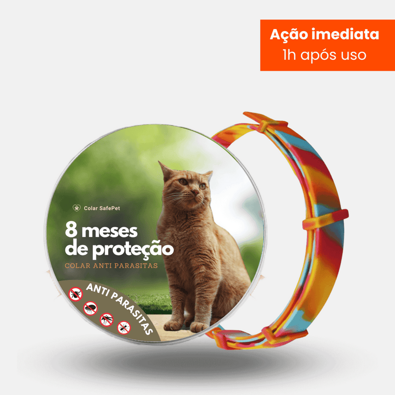 Colar Anti Pulgas e Carrapatos Para Seu Pet