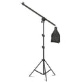 Tripé de telefone c suporte para estúdio fotográfico 2m com barra transversal de 1.4m braço saco de areia suporte para fotografia telefone flash gravação de vídeo