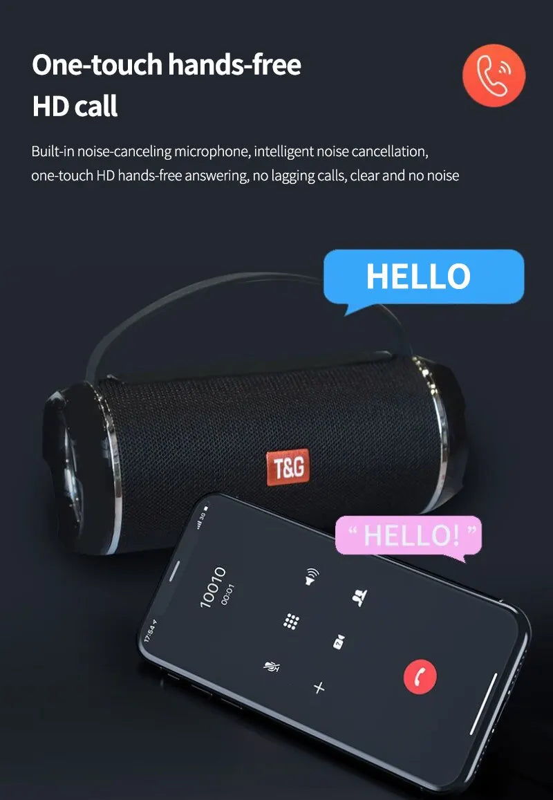Caixa de som portátil poderosa sem fio dos oradores de tg116c bluetooth alto-falante ao ar livre subwoofer music center boom com rádio