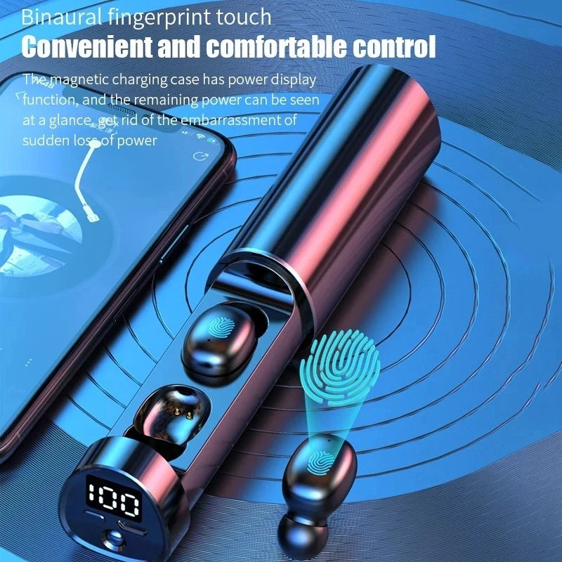 Fones De Ouvido Sem Fio TWS N21 , Fones De Ouvido Bluetooth com Microfone, Esportes In-Ear, Fones De Ouvido Impermeáveis, HD, Siloroso, Chamada Headset, Alta Qualidade Sonora