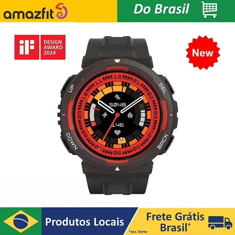 AMAZFIT ACTIVE EDGE, ESSE SMARTWATCH TEM TUDO QUE VOCÊ PRECISA! GPS, 10ATM, TREINO INTERVALADO E+ (Direto do Brasil, Sem Adição de Impostos)