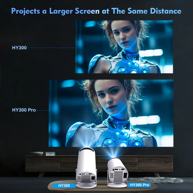 Projector Magcubic HY300 Pro 4K Android 11 Dual Wifi6 260ANSI Allwinner H713 BT5.0 1080P 1280*720P Home Cinema Outdoor Projetor