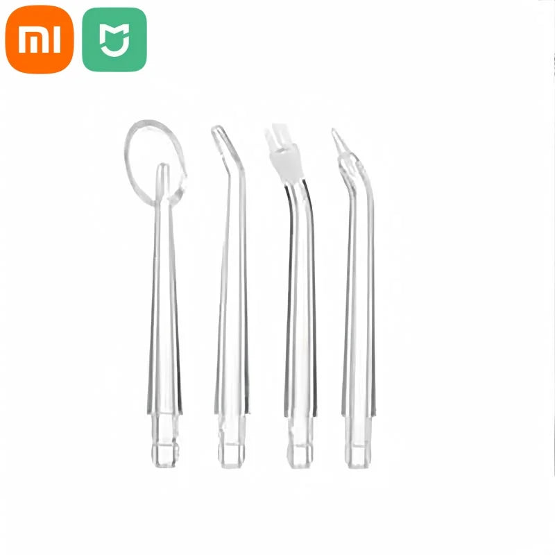 Irrigador Oral Portátil da Xiaomi Electric Dental Água Flosser, Aspersor de Cama, Jet Toothpick, Máquina De Lavar Boca, 4 Bicos