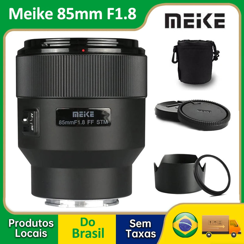 Meike 85mm F1.8 Full Frame Auto Focus Medium Telephoto STM Portrait Lens for Sony E Mount Mirrorless Cameras A9 A7III A7II A7