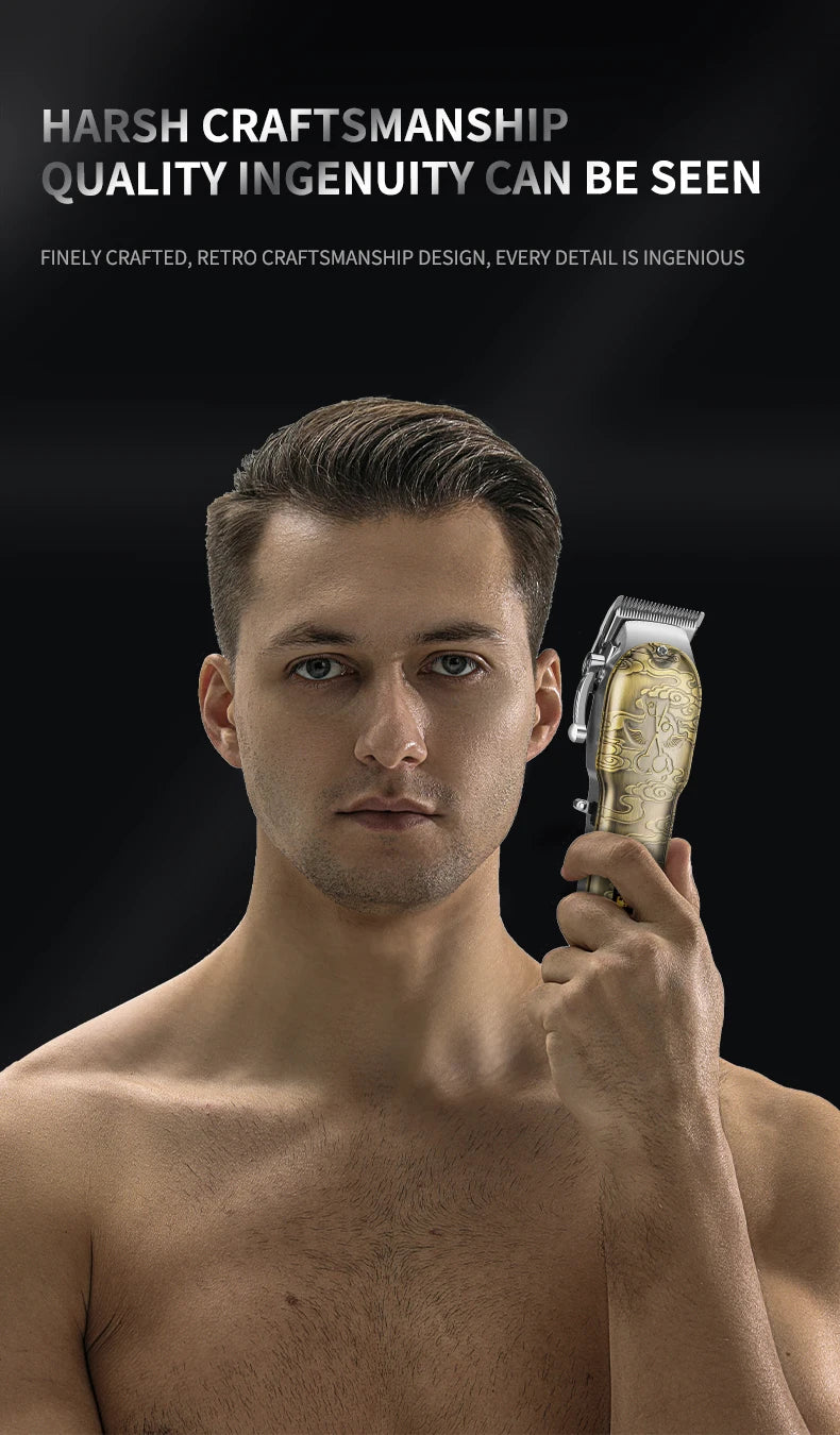 Kit Máquina RESUXI-3 em 1 profissional cabelo clipper set para homens, óleo elétrico cabeça cabelo aparador, escultura empurrador, navalha, nariz cabelo, um dispositivo dispositivo indispesável para todos.