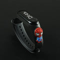 Fashion Mickey Children Watches For Girls Electronic Bracelet Sports Touch LED Spiderman Doll Kids Watch Women Waterproof Clock