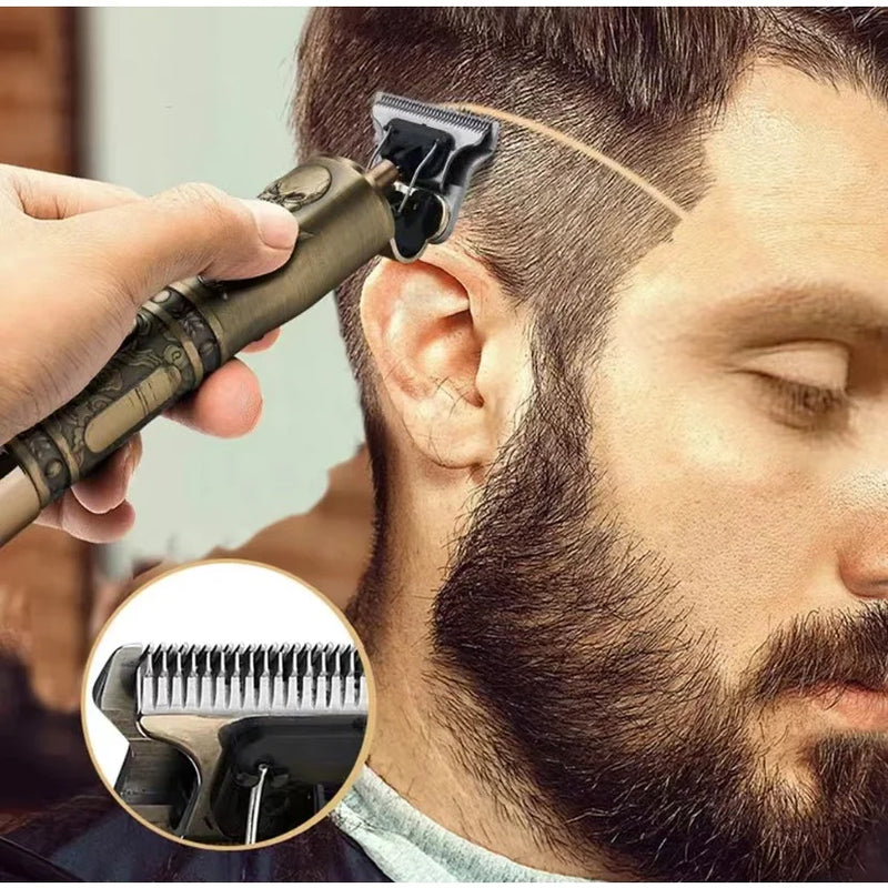 Máquina de cordar cabelo e fazer Acabamento Detalhes da Barba Pelos do Corpo - Dragão Original