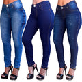 High Waist Shaper Women Jeans with Lycra (Elastane) Wholesale