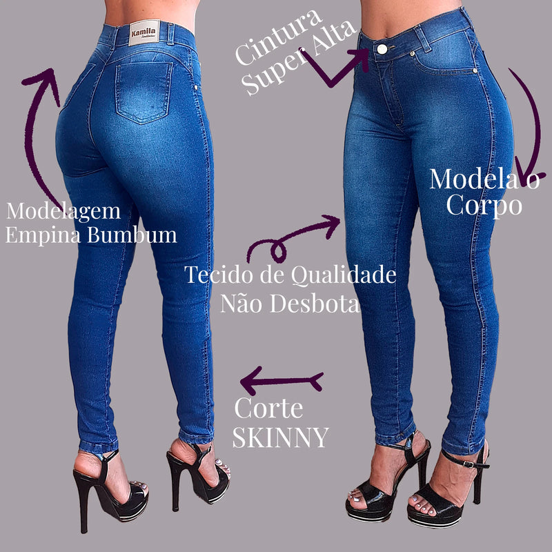 High Waist Shaper Women Jeans with Lycra (Elastane) Wholesale