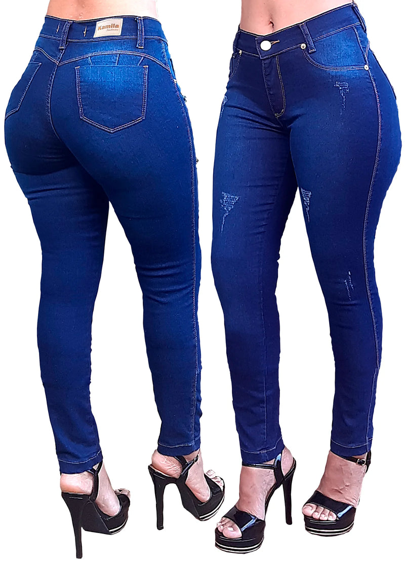 High Waist Shaper Women Jeans with Lycra (Elastane) Wholesale